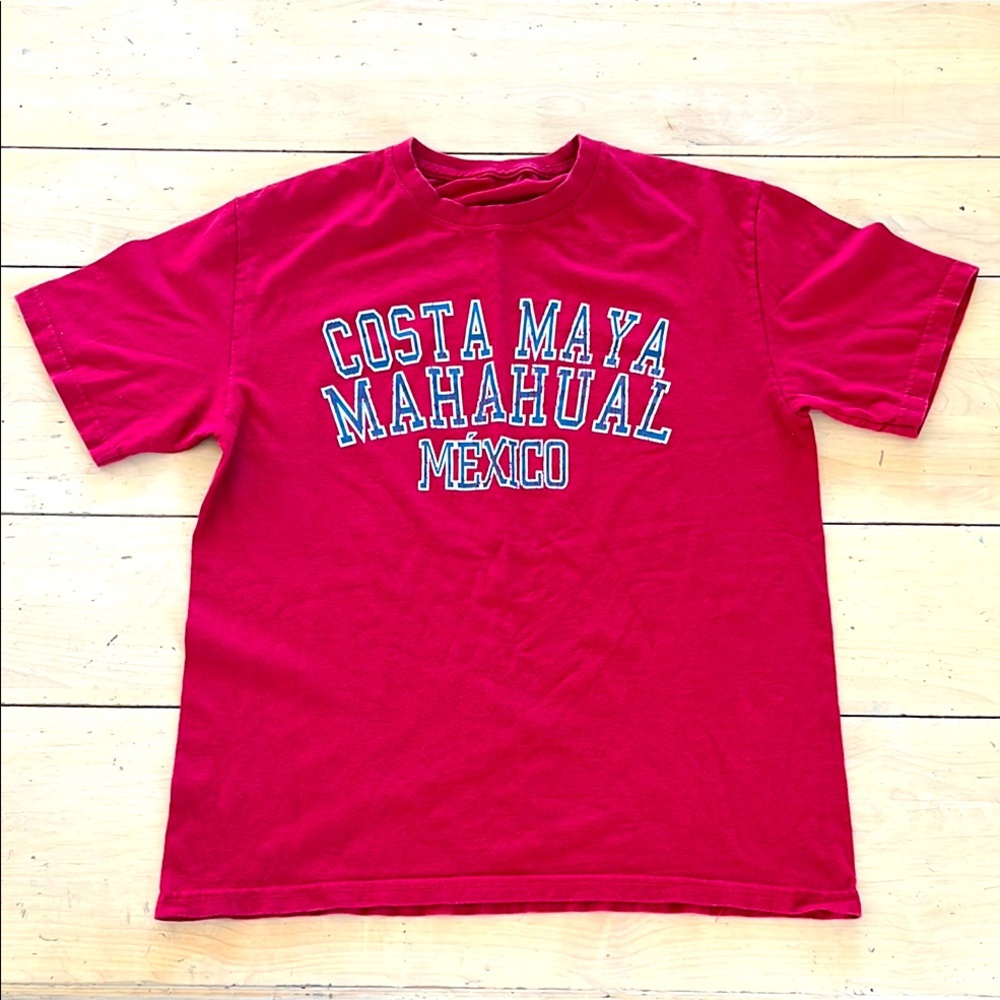 🌺3 for $10 Red Costa Maya Mahahual T-Shirt